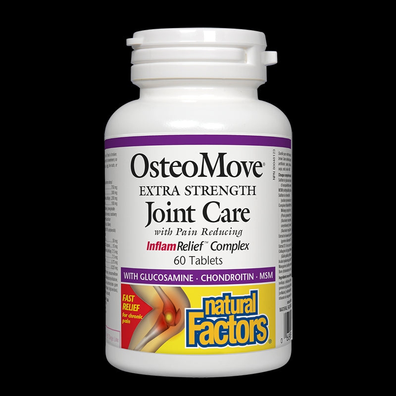 OsteoMove® Joint Care/ ОстеоМуув® Грижа за ставите x 60 таблетки Natural Factors - BadiZdrav.BG