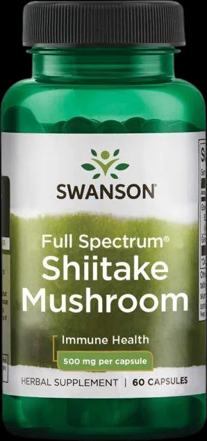 Full Spectrum Shiitake Mushroom 500 mg - BadiZdrav.BG