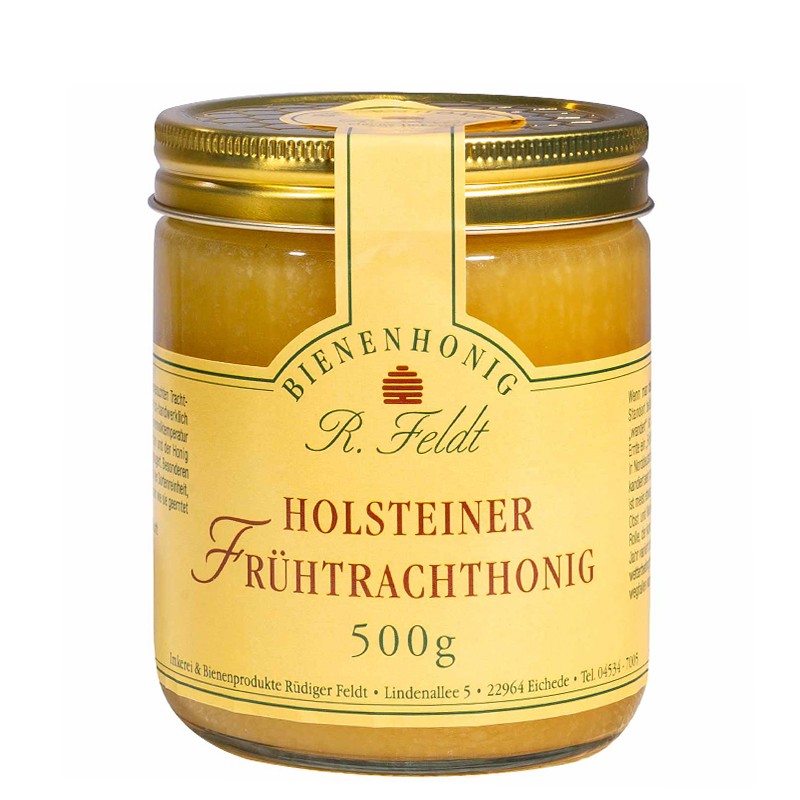 Пчелен мед от пролетни цветя  - Холщайн, Германия, 500 g - BadiZdrav.BG