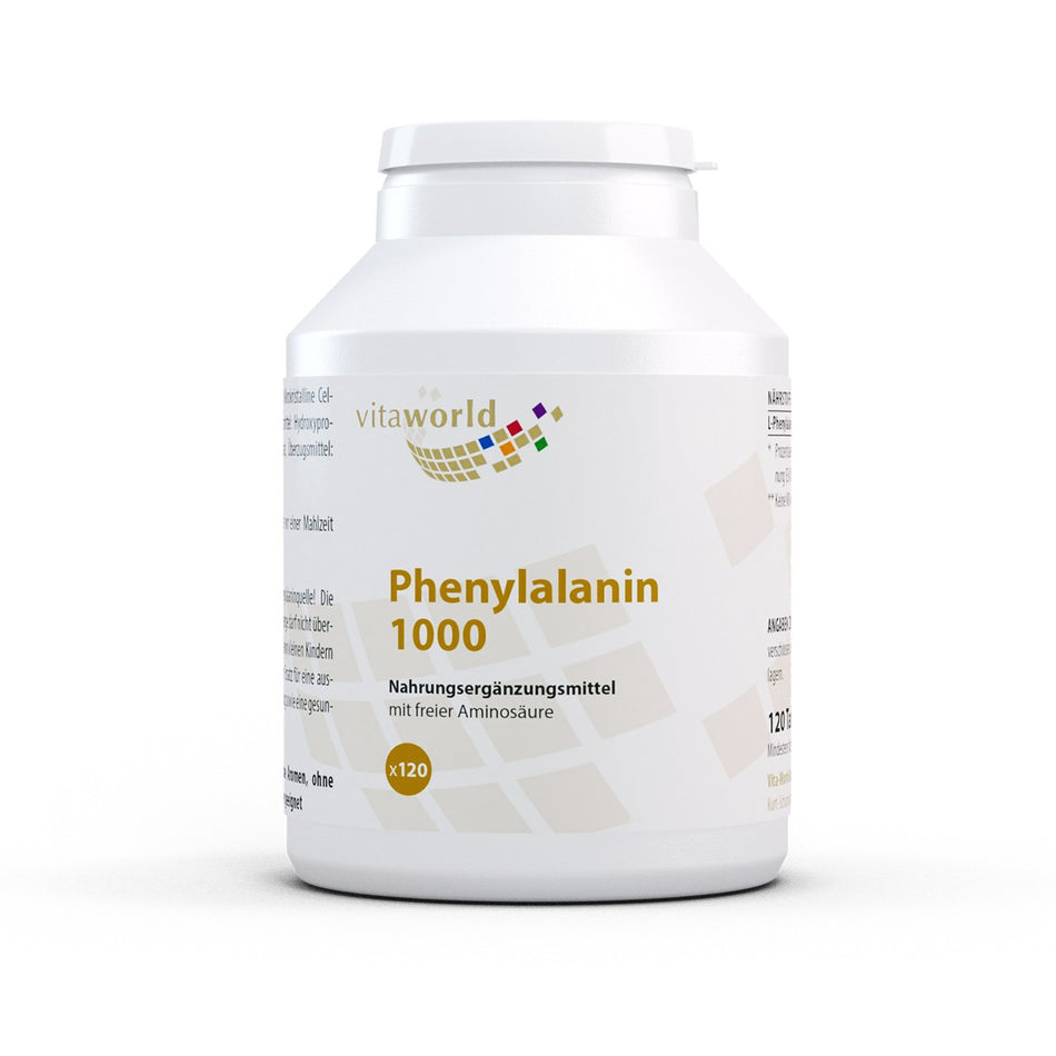 Phenylalanin / Фенилаланин 1000 mg, 120 таблетки - BadiZdrav.BG