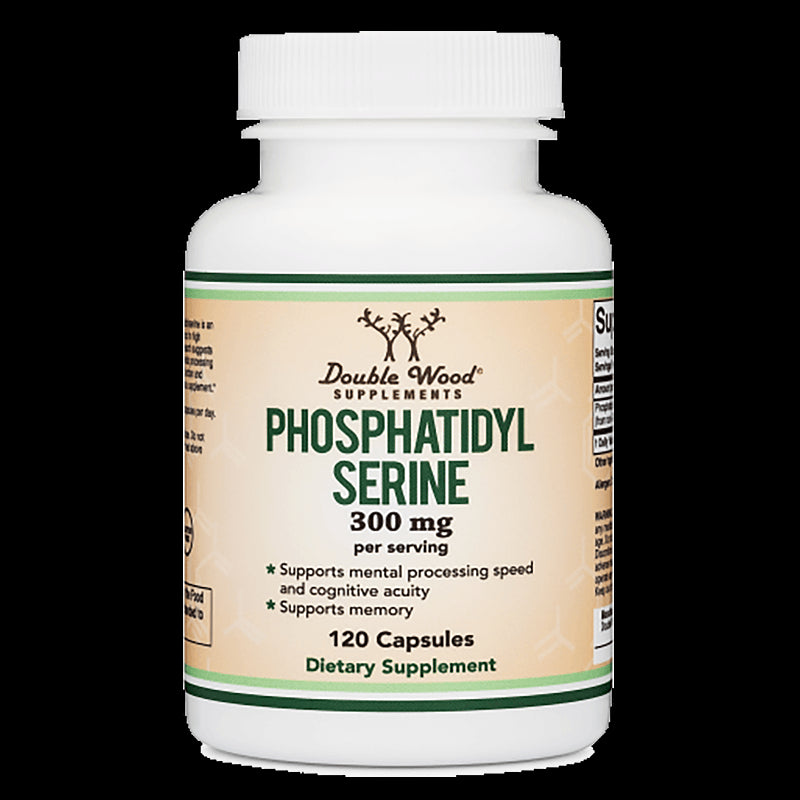 Phosphatidyl serine/ Фосфатидилсерин, 300 mg, 120 капсули Double Wood - BadiZdrav.BG