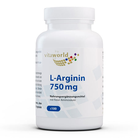 Поддържа мускулите - Л-Аргинин, 750 mg х 100 капсули - BadiZdrav.BG