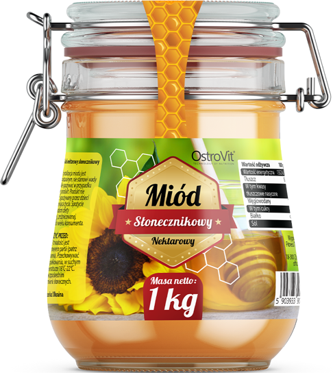 Natural Sunflower Honey / Натурален слънчогледов пчелен мед - BadiZdrav.BG