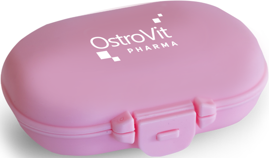 Ostrovit Pillbox / Кутийка за капсули / New Pink - BadiZdrav.BG