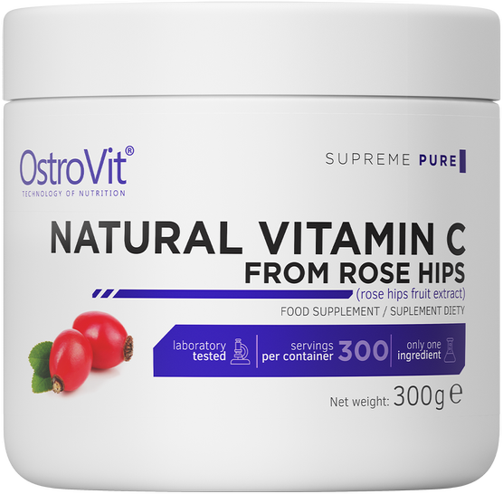Natural Vitamin C Powder / from Rose Hips - BadiZdrav.BG
