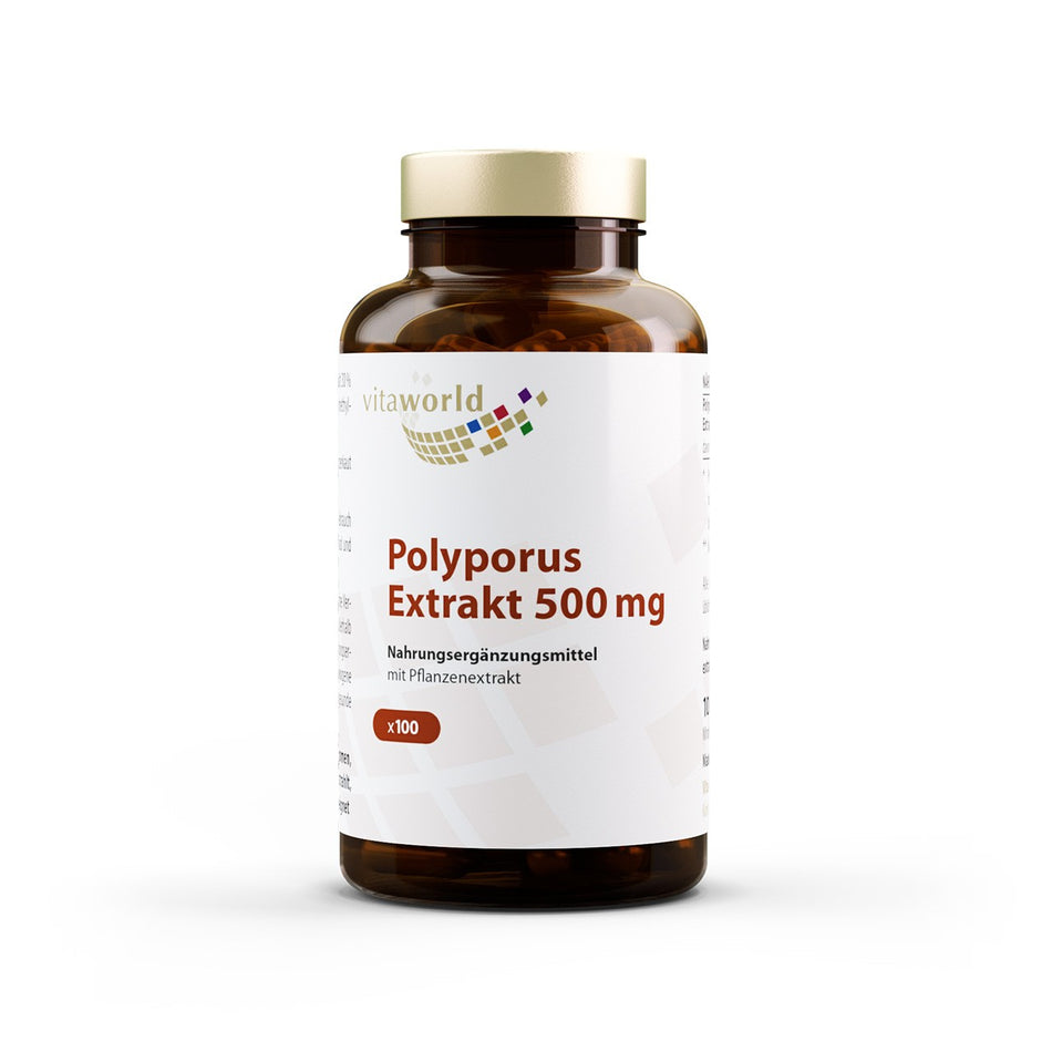 Polyporusextrakt / Полипорус 500 mg, 100 капсули - BadiZdrav.BG