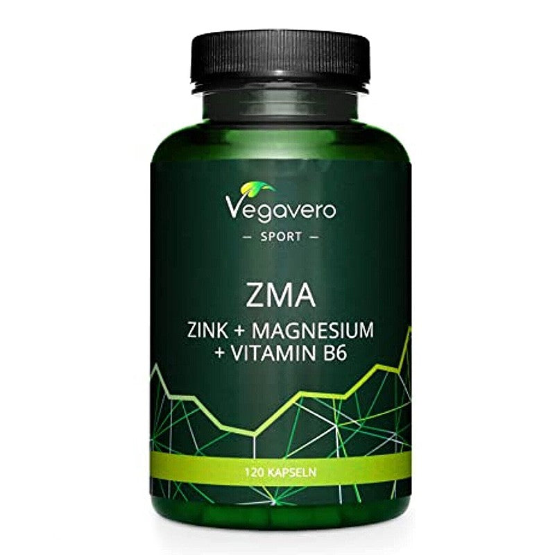 При активен спорт - Цинк+Магнезий+Витамин B6 - ZMA, 120 капсули - BadiZdrav.BG