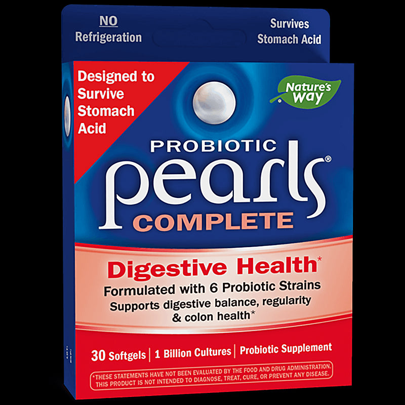 Probiotic Pearls Complete Digestive Health / Пробиотик за добро храносмилане,  30 софтгел капсули Nature’s Way - BadiZdrav.BG