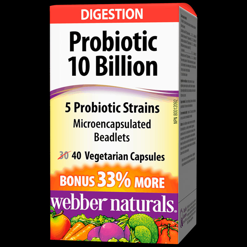 Probiotic/ Пробиотик 5 щама, 10 млрд. активни пробиотици х 40 капсули - BadiZdrav.BG