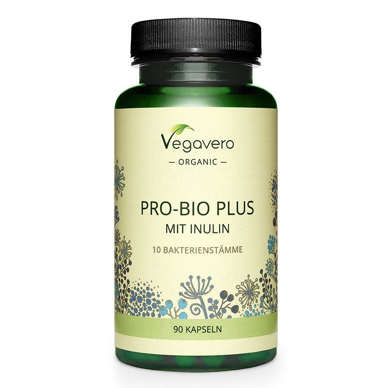 Пробиотик + Инулин - 4 милиарда живи пробиотични култури, 90 капсули Vegavero - BadiZdrav.BG