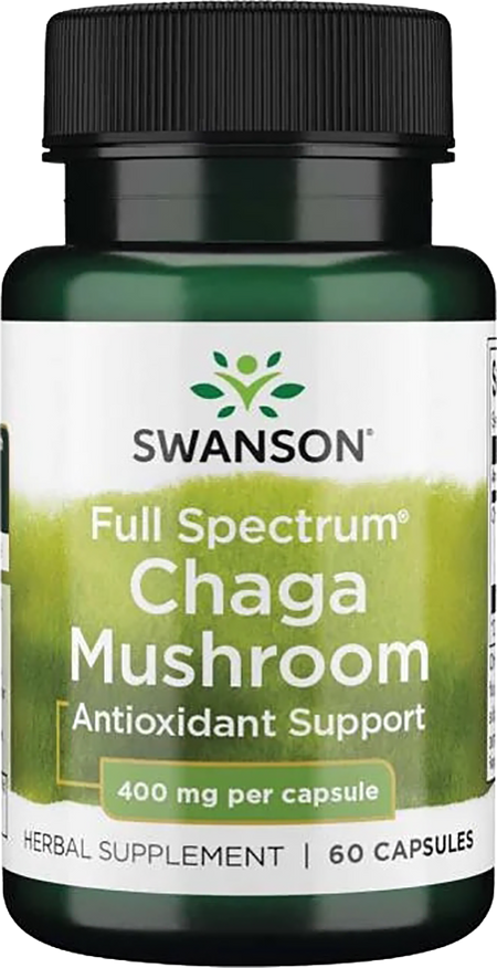 Full Spectrum Chaga Mushroom 400 mg - BadiZdrav.BG