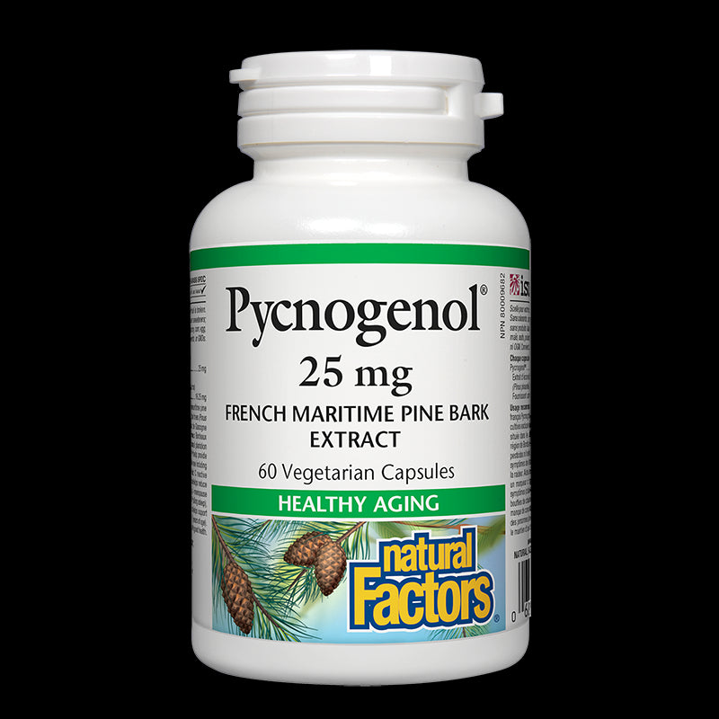 Pycnogenol® - Пикногенол, 25 mg, 60 капсули Natural Factors - BadiZdrav.BG