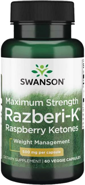 Razberi-K 500 mg / Maximum Strength Raspberry Ketones - BadiZdrav.BG