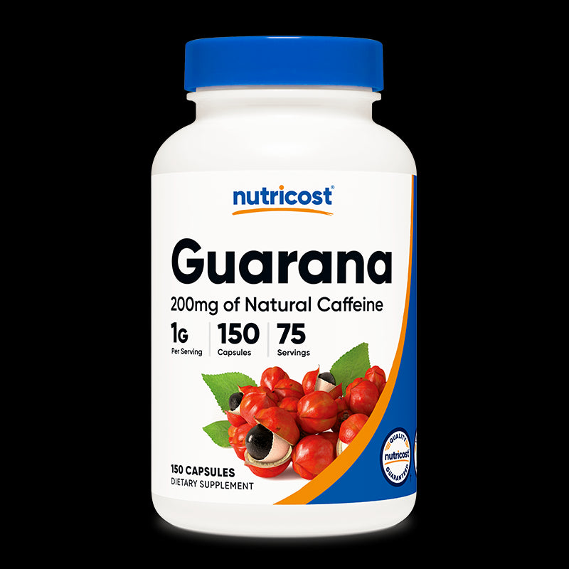 Редуциране на теглото - Гуарана, 500 mg/150 капсули Nutricost - BadiZdrav.BG