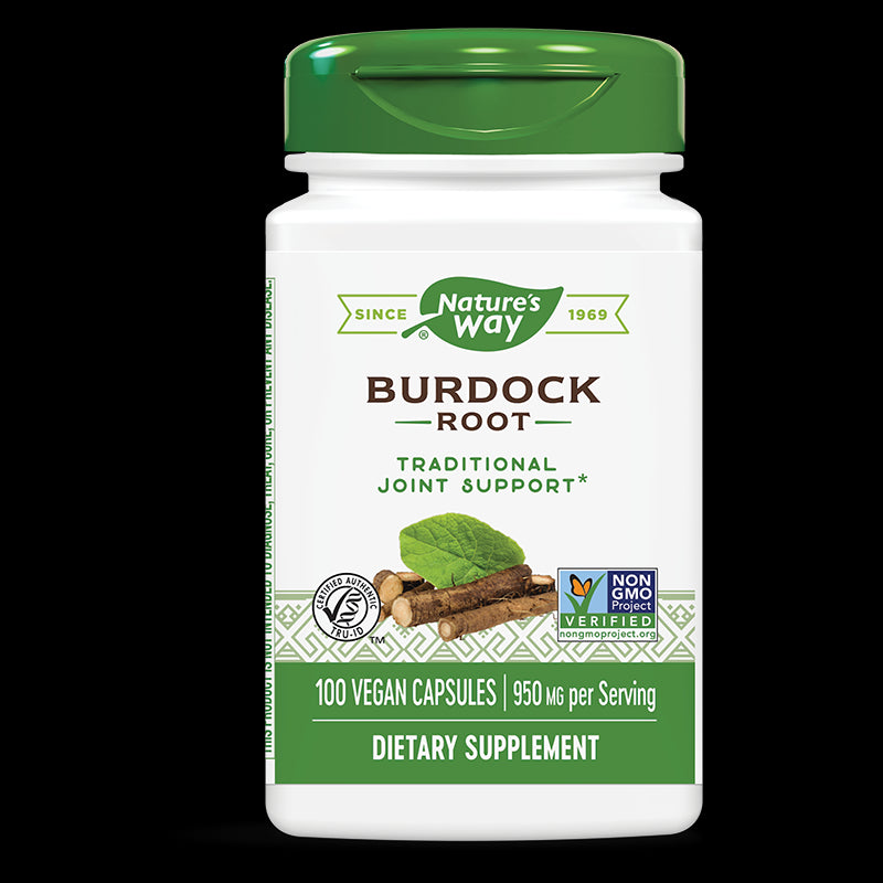 Burdock Root / Репей (корен) 475 mg х 100 капсули Nature’s Way - BadiZdrav.BG