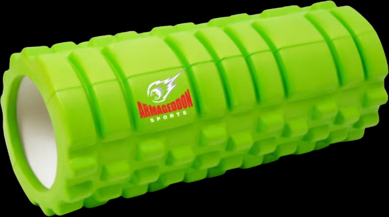 Foam Roller / Фоумролер масажен 33 x 14 см - Зелен