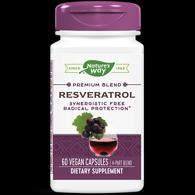 Resveratrol - Ресвератрол, 60 капсули  Nature’s Way - BadiZdrav.BG