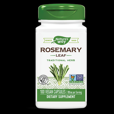Rosemary Leaf/ Розмарин (лист) 350 mg х 100 капсули Nature’s Way - BadiZdrav.BG