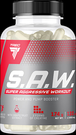 S.A.W. Caps | Super Aggressive Pre-Workout