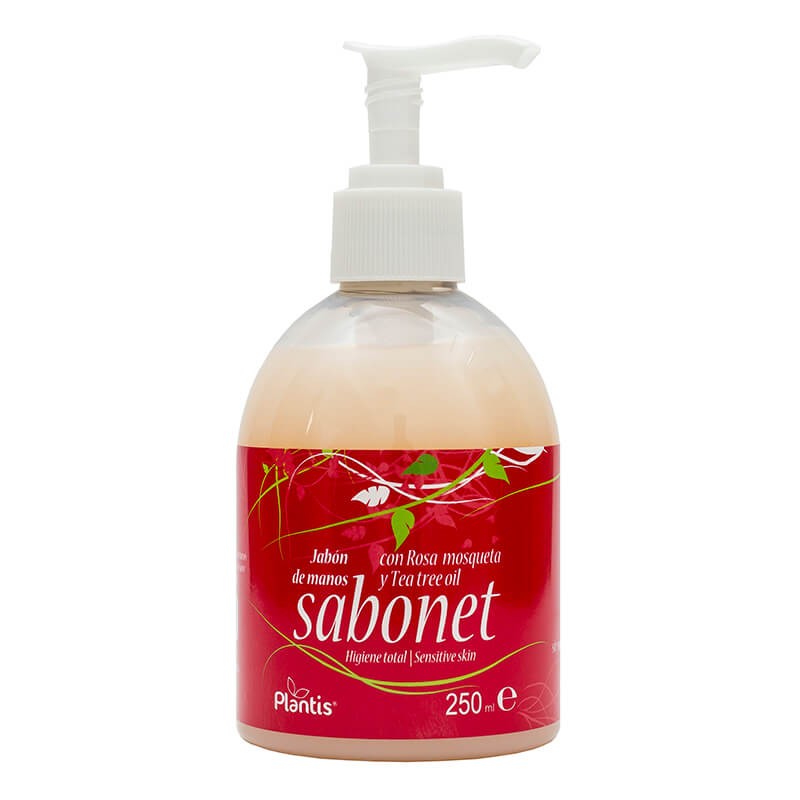 Течен сапун за ръце с масло от роза и чаено дърво - Sabonet Plantis®, 250 ml - BadiZdrav.BG