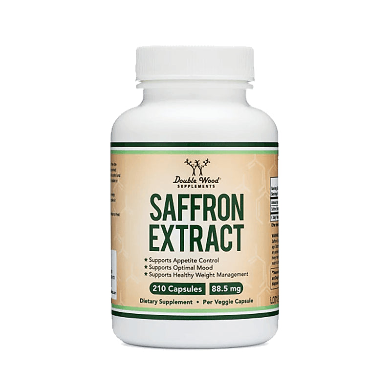 Saffron Extract/ Екстракт от шафран, 210 капсули Double Wood - BadiZdrav.BG