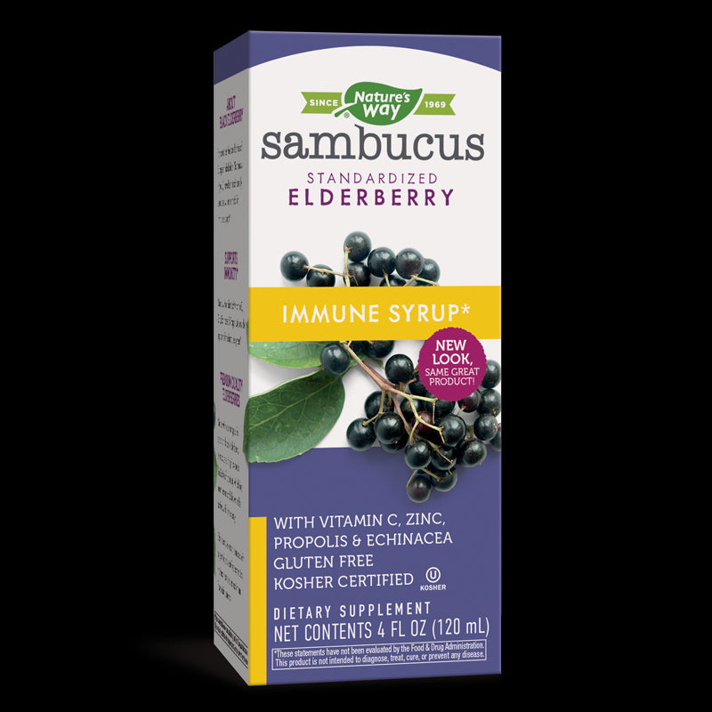 Sambucus Immune Syrup/ Самбукус Immune сироп х 120 ml Nature’s Way - BadiZdrav.BG