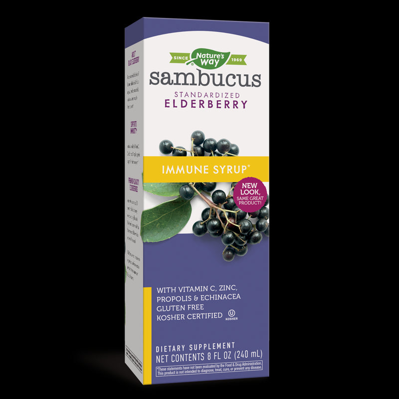 Sambucus Immune Syrup/ Самбукус Immune сироп х 240 ml Nature’s Way - BadiZdrav.BG