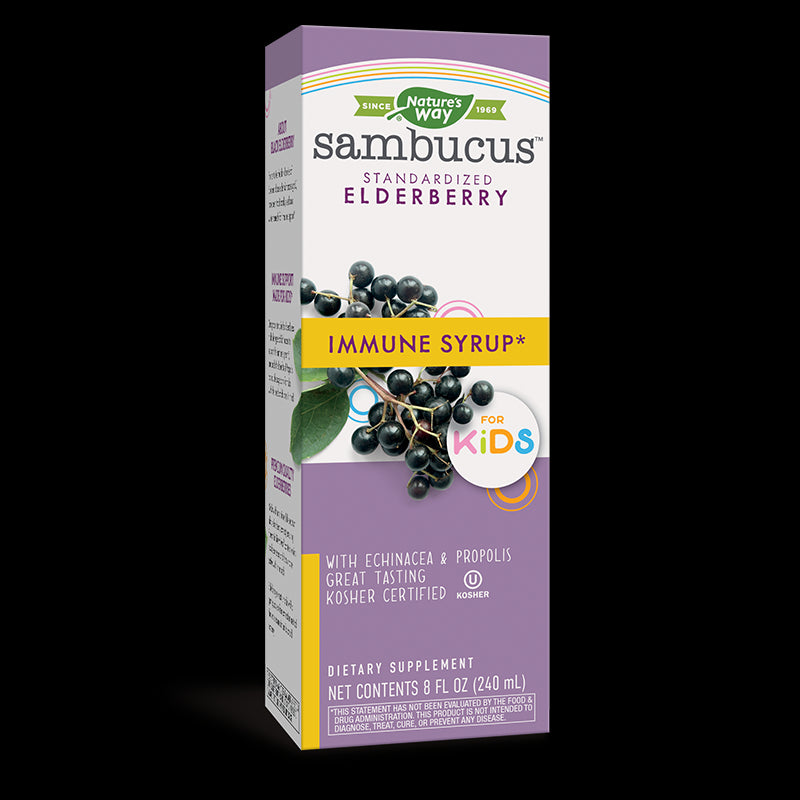 Sambucus Immune Syrup for Kids / Самбукус Immune сироп с ехинацея за деца х 240 ml Nature’s Way - BadiZdrav.BG