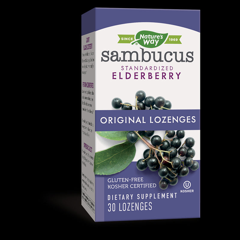 Sambucus Original Lozenges/ Самбукус x 30 таблетки за смучене Nature’s Way - BadiZdrav.BG