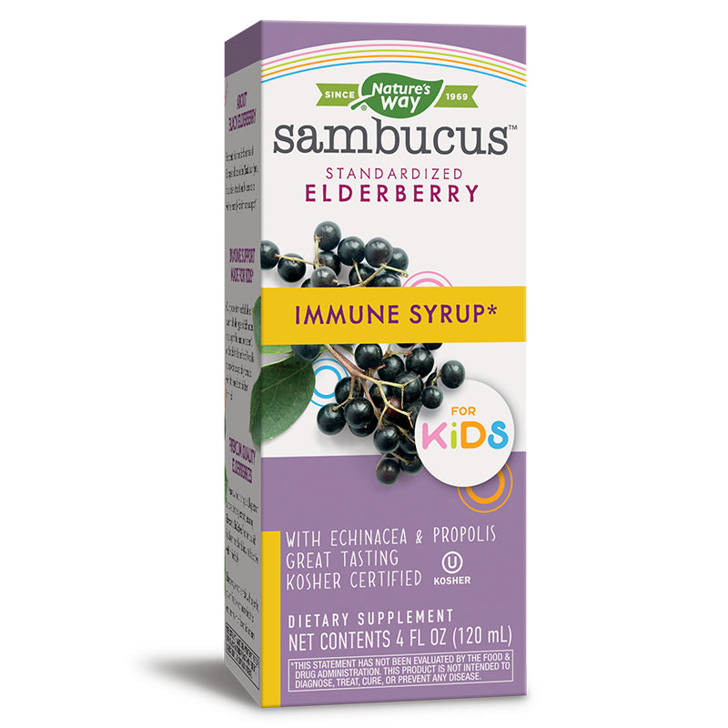 Sambucus Imunne Syrup for Kids/ Самбукус Immune сироп за деца х 120 ml Nature’s Way - BadiZdrav.BG