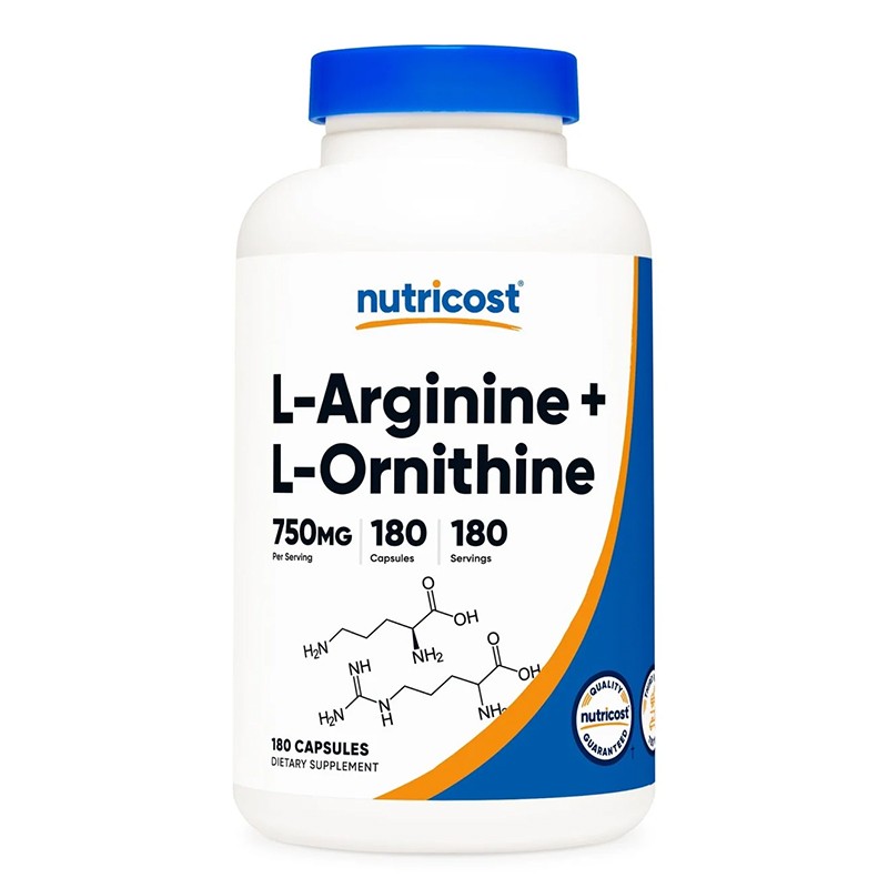 Сърдечно-съдова система - Л- Аргинин + Л-Орнитин (L-Arginine + L-Ornithine), 180 капсули - BadiZdrav.BG