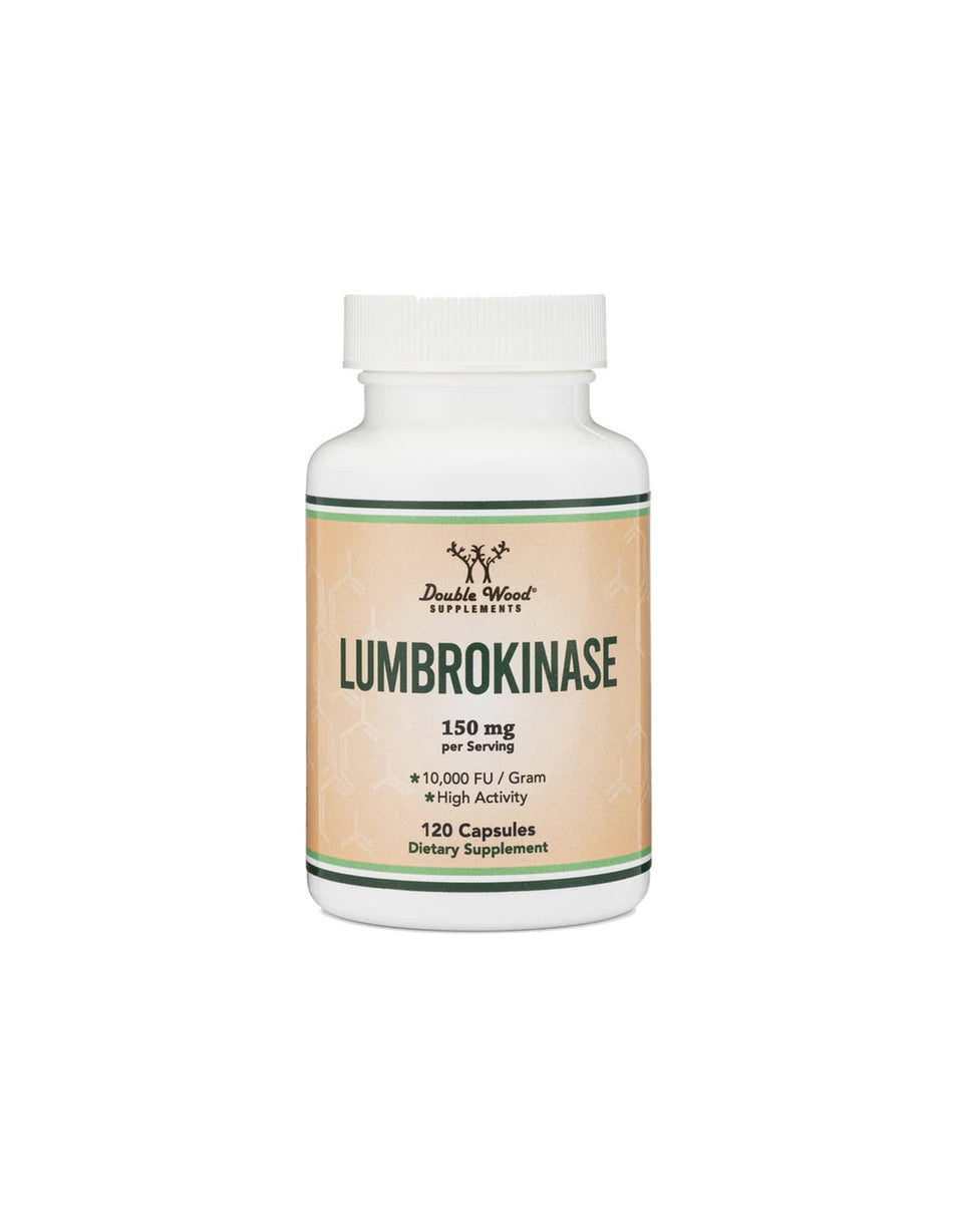 Сърдечно-съдова система, Лумброкиназа (Lumbrokinase), 150 mg/120 капсули Double Wood - BadiZdrav.BG