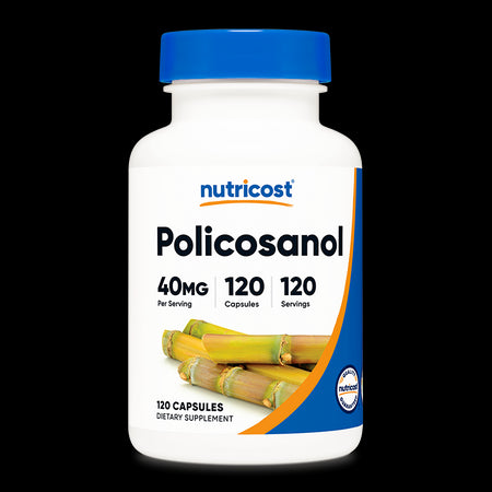 Сърдечно-съдова система - Поликосанол (Policosanol), 40 mg x 120 капсули Nutricost - BadiZdrav.BG