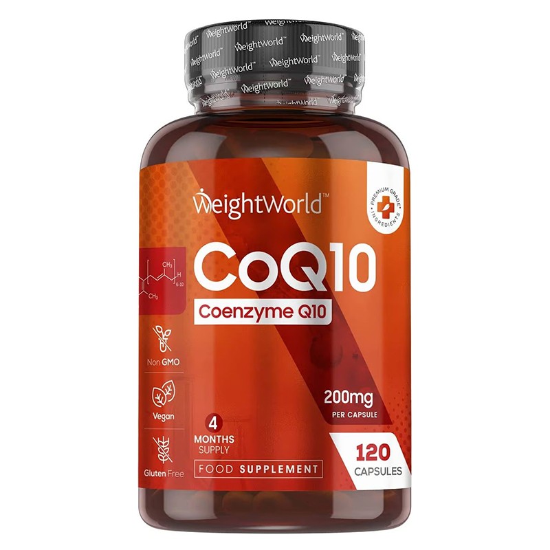 Сърдечно-съдово здраве - Коензим Q10 200 mg, 120 капсули - Coq10 - BadiZdrav.BG