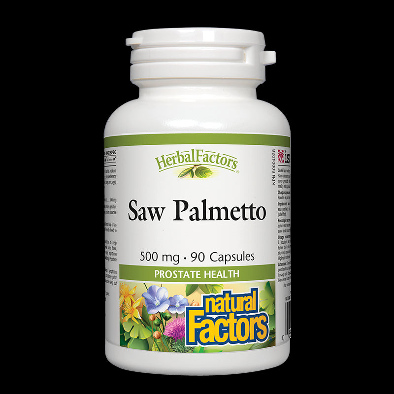 Saw Palmetto/ Сао Палмето 500 mg х 90 капсули Natural Factors - BadiZdrav.BG