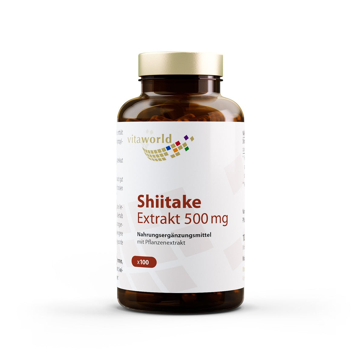 Shiitake extrakt / Шийтаке 500 mg, 100 капсули - BadiZdrav.BG