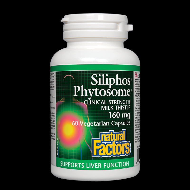 Siliphos® Phytosome®/ Силифос® Бял трън 160 mg x 60 капсули Natural Factors - BadiZdrav.BG