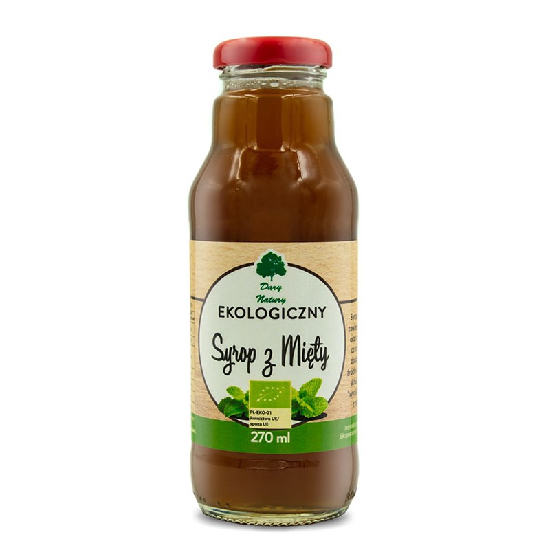 Сироп от мента Био, 270 ml Dary Natury