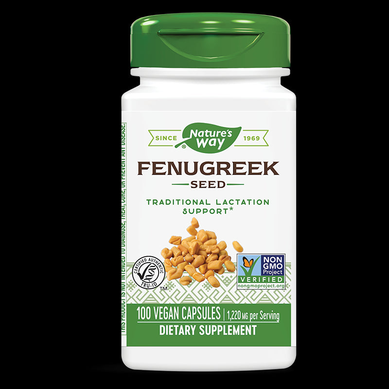 Fenugreek Seed/ Сминдух (семена) 610 mg х 100 капсули Nature’s Way - BadiZdrav.BG