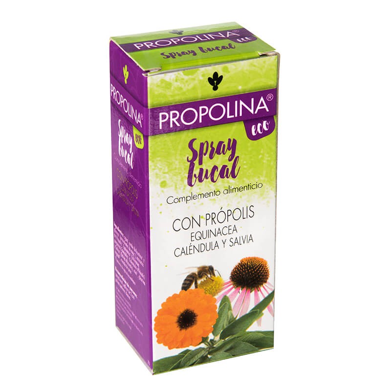 Успокояващ спрей за гърло Propolina® - С прополис, ехинацея, лайка и салвия, 30 ml - BadiZdrav.BG