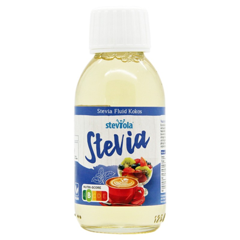 Steviola® Stevia fluid Kokos - Течна Стевия с аромат на кокос, трапезен подсладител, 125 ml El Compra - BadiZdrav.BG