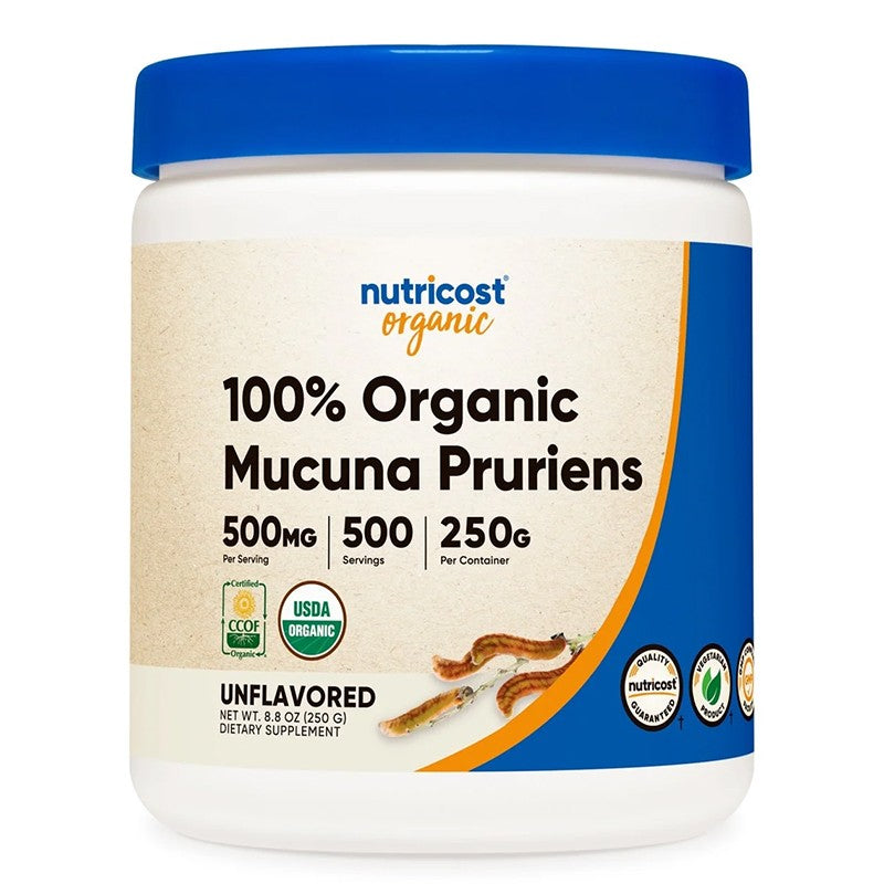 Стрес и безпокойство - Мукуна (Mucuna Pruriens) 400 mg, 250 g прах - BadiZdrav.BG