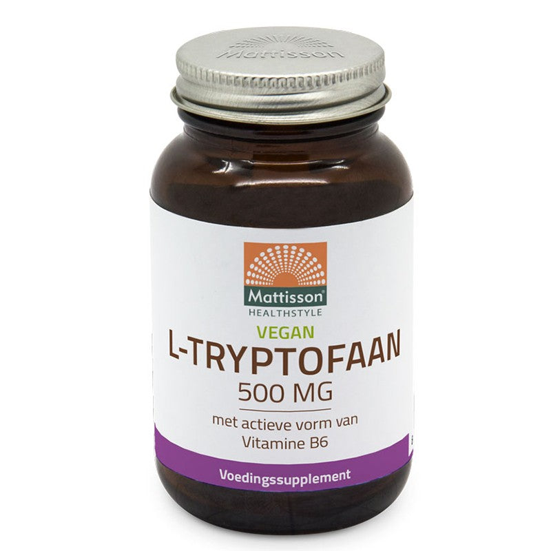Стрес и безсъние - Л-Триптофан, 500 mg x 60 капсули Mattisson Healthstyle
