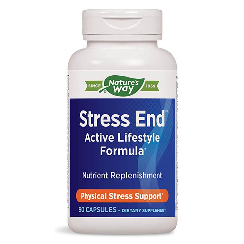Stress End - Антистрес формула, 90 капсули Nature’s Way