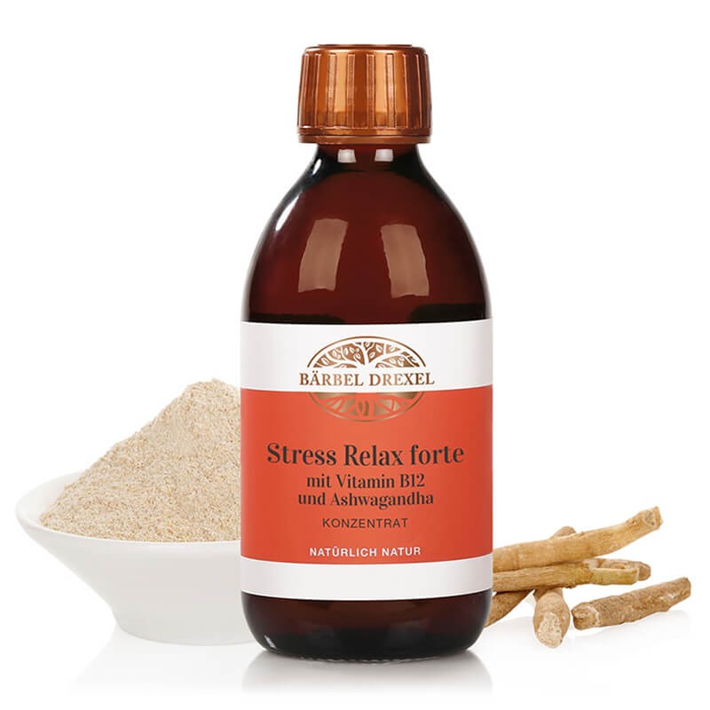 Стрес релакс формула срещу нервно напрежение и умора - С витамин В12 и ашваганда, 150 ml Bärbel Drexel - BadiZdrav.BG