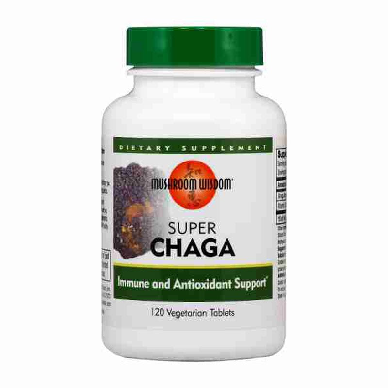 Super Chaga / Супер чага, 120 таблетки Natural Factors - BadiZdrav.BG