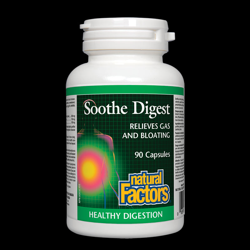 Soothe Digest/ Формула за добро храносмилане х 90 капсули Natural Factors - BadiZdrav.BG