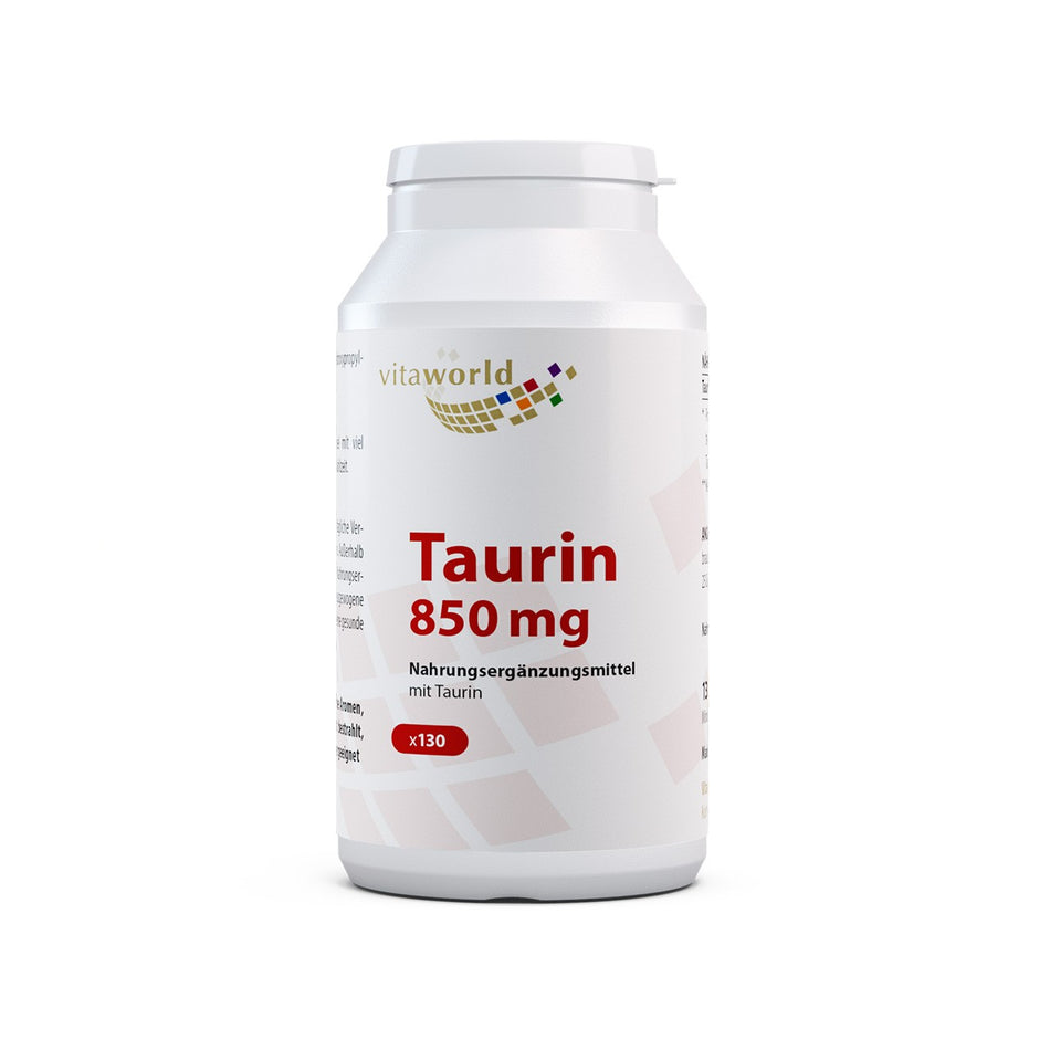 Taurin / Таурин 850 mg, 130 капсули - BadiZdrav.BG