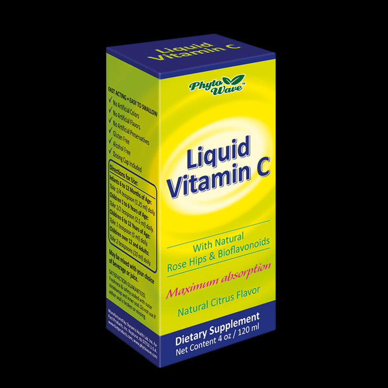 Vitamin C Liquid/ Витамин С + Биофлавоноиди и Шипка x 120 ml/ 96 дози - BadiZdrav.BG