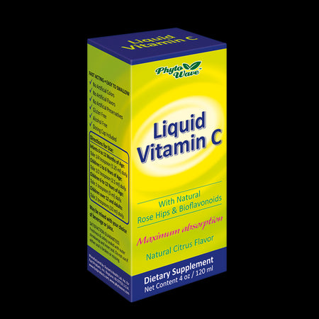 Vitamin C Liquid/ Витамин С + Биофлавоноиди и Шипка x 120 ml/ 96 дози - BadiZdrav.BG